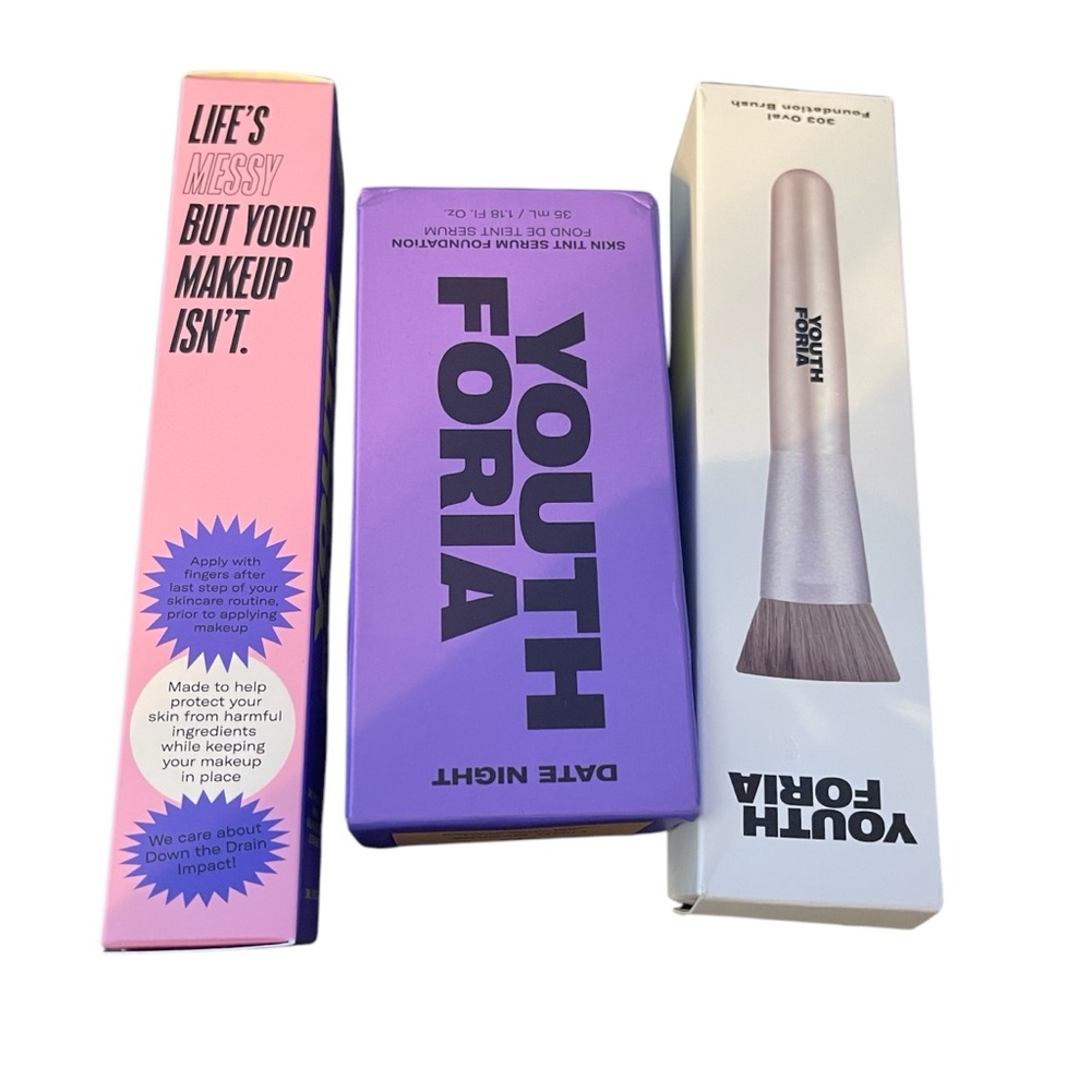 YOUTHFORIA Foundation Bundle NIB - Picture 2 of 3